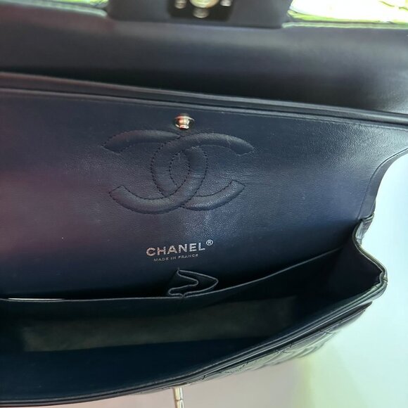 Chanel Black Patent Classic Flap Bag - Picture 2 of 8